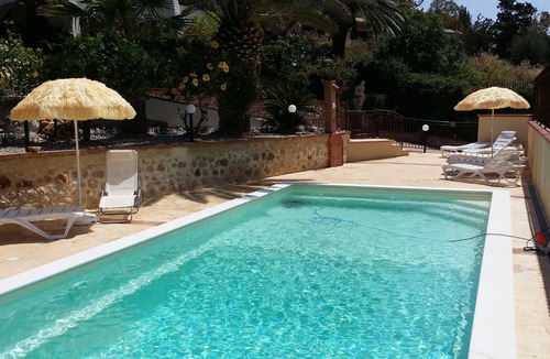 Capo Zafferano Apartment | Villa del Golfo Pool view apartment with shared pool