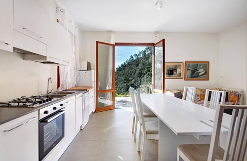 Bonassola Villa | "Villa Del Sole" with Sea View, Garden, and Terrace