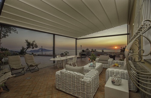 Sant'Agata sui Due Golfi Villa | Villa Ferrara with Infinity Pool, Sea View, Parking and Garden