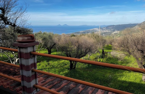 Militello Rosmarino Villa | Villa 'Panorama Scurzi' with Sea View and Pool