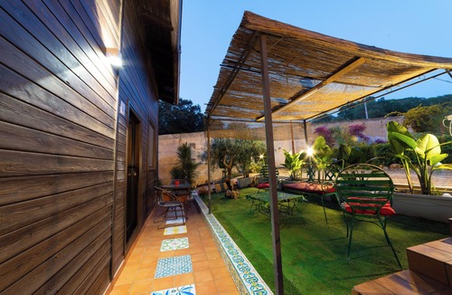 Marsala Ski Chalet | Villa Rosemary –Chalet Garden, wooden chalet with pool, near the Stagnone Lagoon