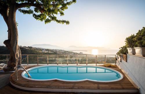 Balestrate Villa | Villa vista mare con piscina riscaldata a Trappeto