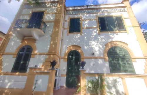 Mondello Villa | Villino Tecla an elegant Art Nouveau vacation villa 5 minutes from the sea in Mondello