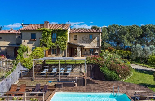 San Gimignano Villa | Wonderful private villa for 8 guests with WIFI, private pool, TV, terrace and panoramic view