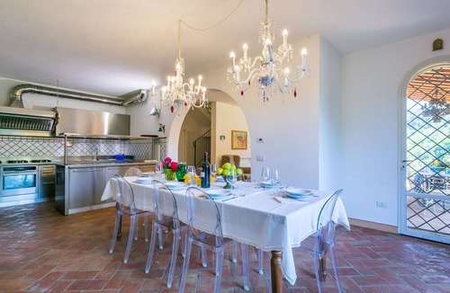 Riparbella Villa | Wonderful private villa for 8 people with A/C, hot tub, WIFI, TV, terrace and panoramic view