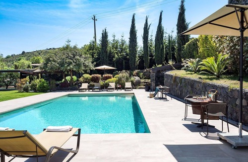 Viagrande Villa | Wonderful private villa for 7 people with WIFI, private pool, A/C, TV, terrace and panoramic view