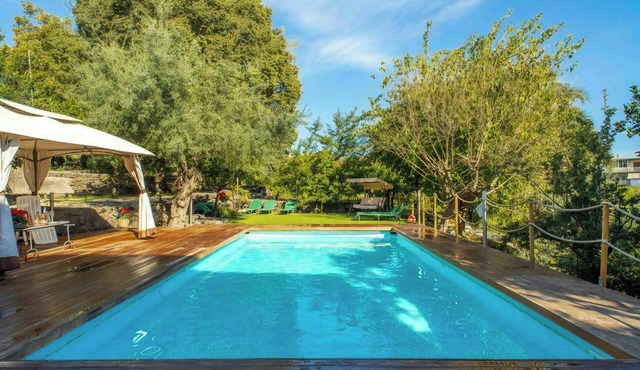1889 villa with citrus grove and Etna views