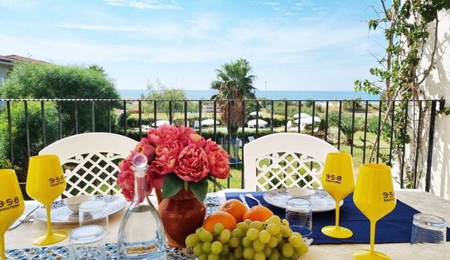 2-bedroom apartment and terrace with spectacular sea view