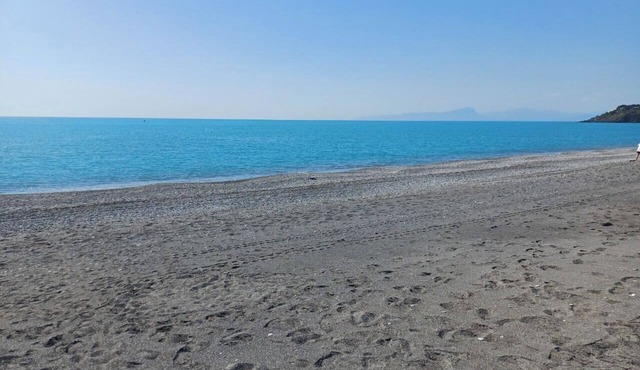 500 m near the beach and In the center of City.