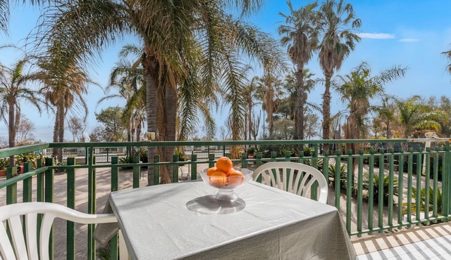Apartment 'I Ciottoli Dello Ionio - Apt 10' with Sea View, Shared Terrace and Balcony