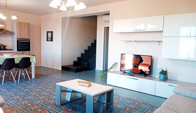 Apartment 'N8' with Shared Pool, Balcony and Air Conditioning