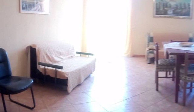 Apartment near the sea and the main course