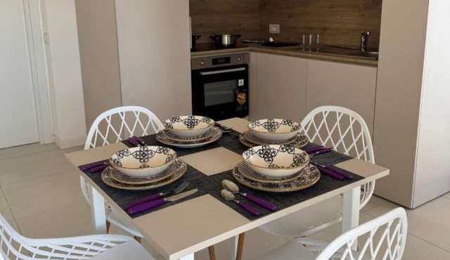 Apartment with large terrace sea view, roof terrace with whirlpool