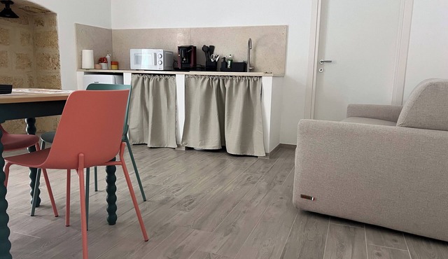 Cozy and organized dwelling, ideal for a couple or a small family.