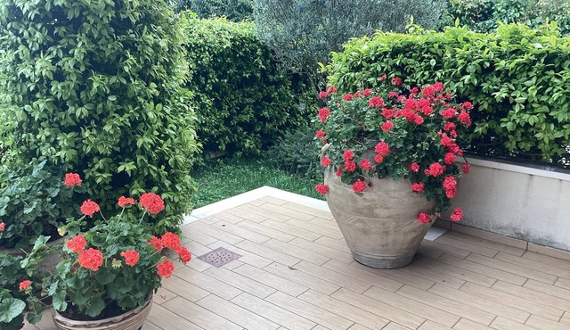 Cozy apartment with garden. Very cool in summer. Outdoor Shower