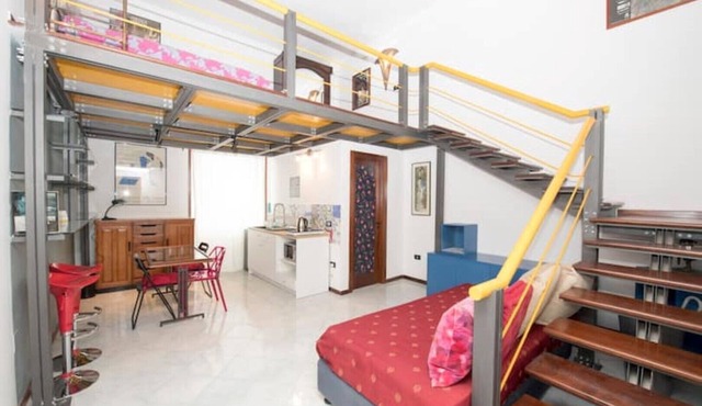 Duplex with a view of Vesuvius