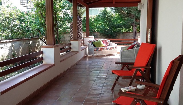 Exclusive villa in a quiet area, 500 m from the sea with all the comforts