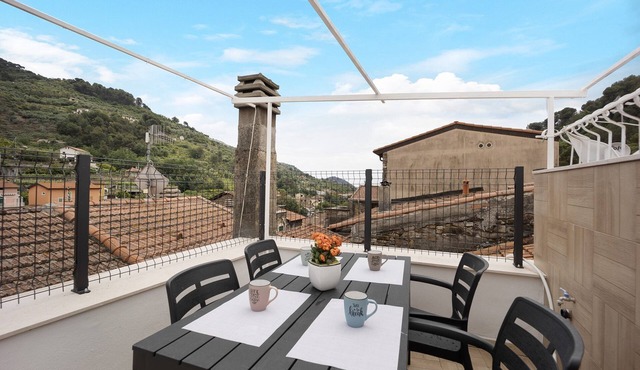 Holiday Apartment 'Dolce Soggiorno - Soldano' with Sea View, Terrace & Wi-Fi