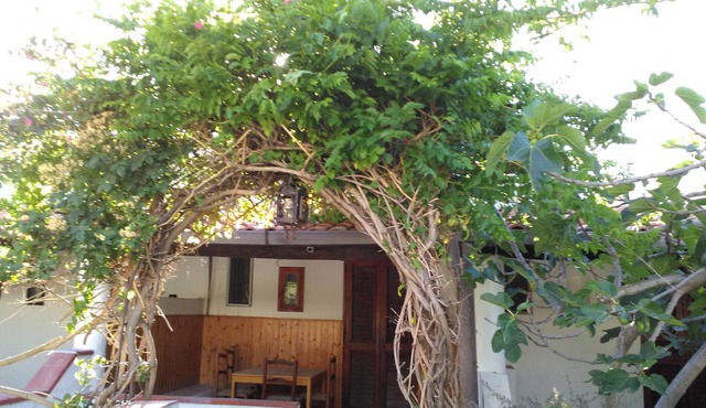 House in volcano cottage village