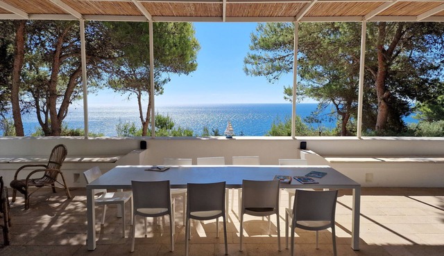 Lifunni: Stunning Clif Villa in Salento, Pool, Direct Sea Access, 14pax