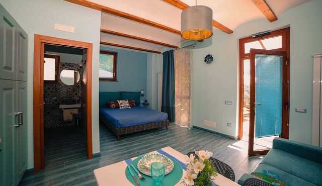 Luisella studio apartment: sleeping in a scenic lemon grove on the Amalfi Coast!