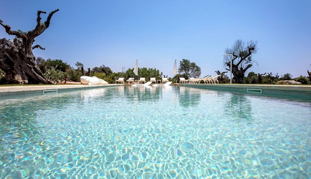 Magnificent Sea View Masseria with Pool Very Close to the Beaches.