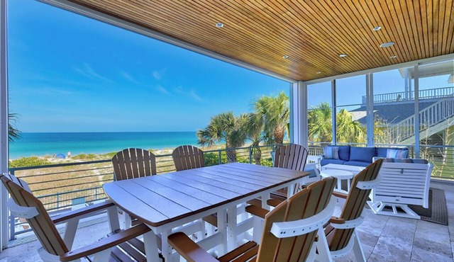 MERMAID'S GULF FRONT 5 BEDROOM BEACH HOUSE WITH A POOL! in Indian Rocks Beach