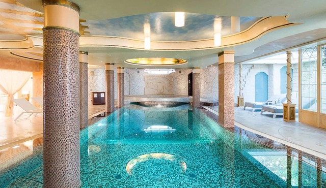 Modern villa near sea, with indoor heated pool