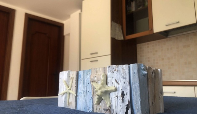 Nice one bedroom apartment with garden and parking space 1.5 km from the sea
