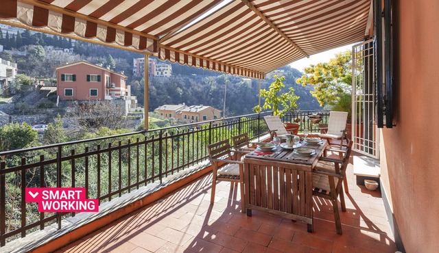 Precious terrace in Bogliasco by Wonderful Italy