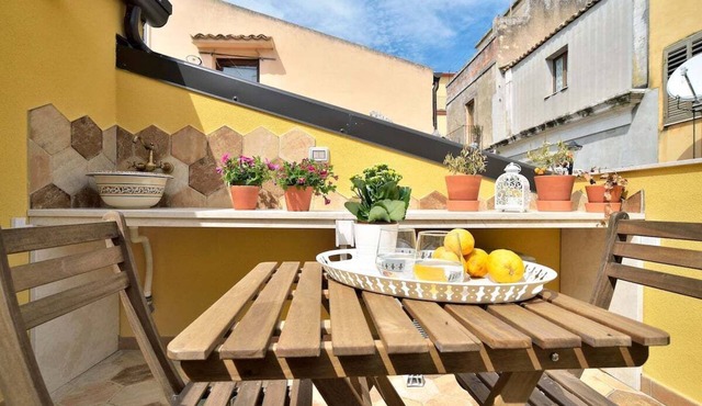 Ragusa exclusive flat with terrace & barbecue