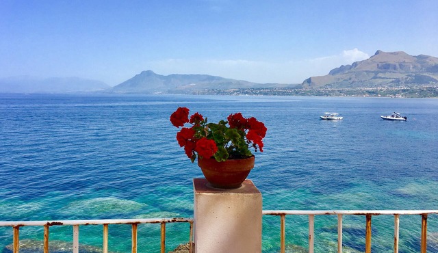 SEAFRONT VILLA AND GARDEN (direct access to the sea)
