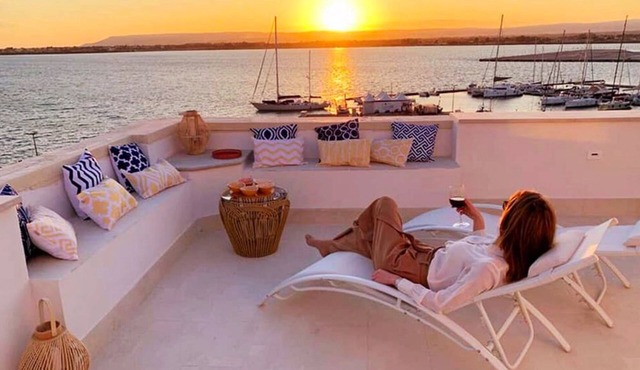 Superior Suite with Sea View Terrace in Ortigia