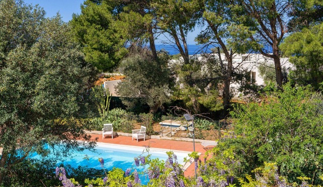 Swimming pool, prestigious, CapoRama nature reserve, very close to the sea