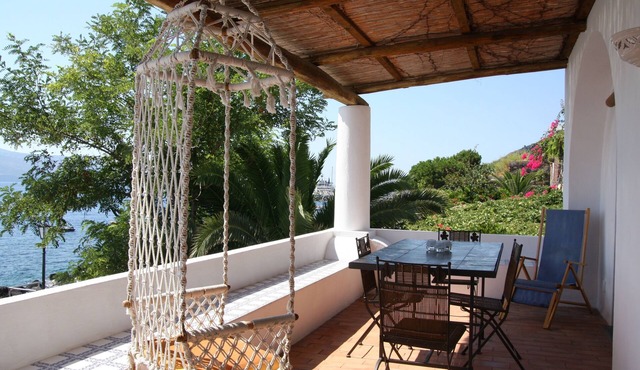 The terrace on the sea
