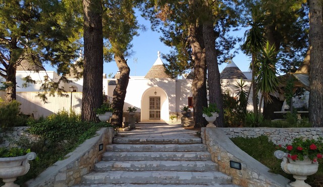 Trulli with pool