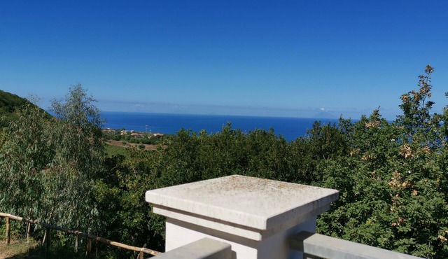 Vacation apartment near Tropea with fantastic views and pool