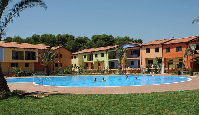 Vacation House in Policoro with pool 500 m from the sea in the Village Riva Azzurra