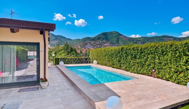 Villa Degli Dei with Shared Pool, Mountain Views, Wi-Fi, and Air Conditioning