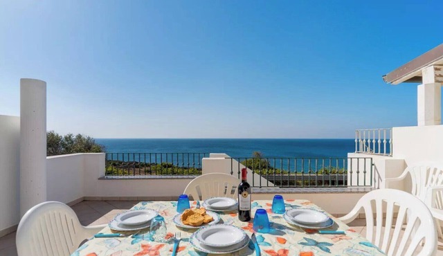 Villa for 6 people with beautiful sea view