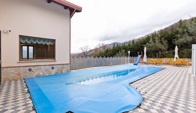 Villa in San Mango with Pool and Hot Tub
