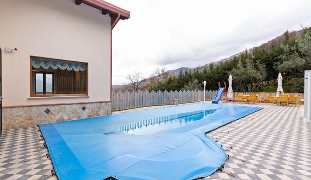 Villa in San Mango with Pool and Hot Tub