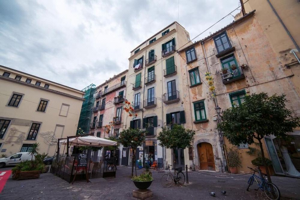 Photo of Buildings in Historical Downtown Salerno