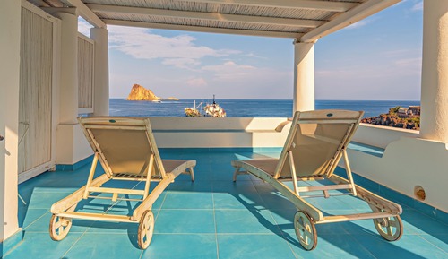 Deluxe Double Room, Terrace, Sea View