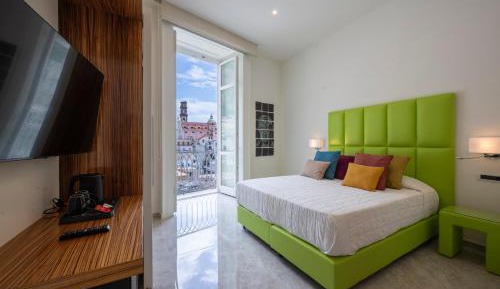 Double or Twin Room with Side Sea View