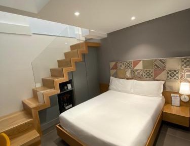 Budget Double Room with courtyard view (basement floor)