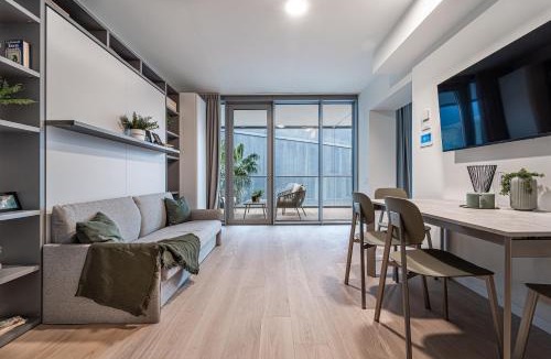 Genoa Apartment | JOIVY Stylish Waterfront Studio with Balcony & Parking in Genoa