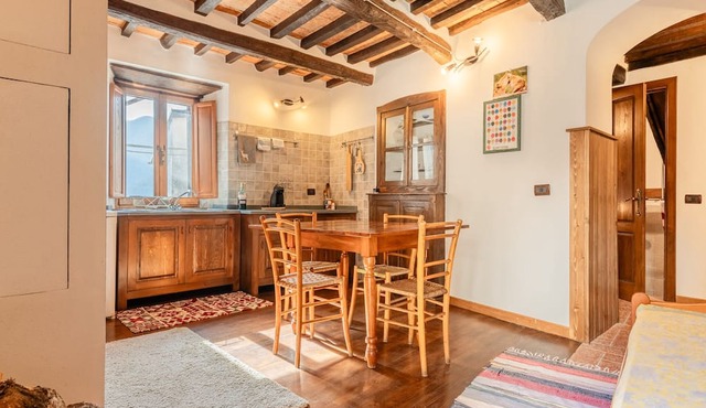 Holiday Home 'Dimora La Rocca' with Views of "Monte Forato" in the Alpi Apuane in Gallicano