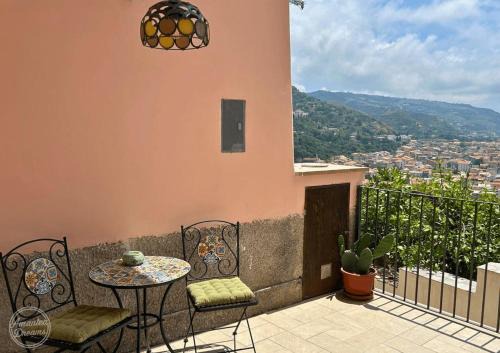 Remarkable Medieval Clifftop Apartment with Panoramic Sea Views to Stromboli Beautifully Restored and Fully Equipped